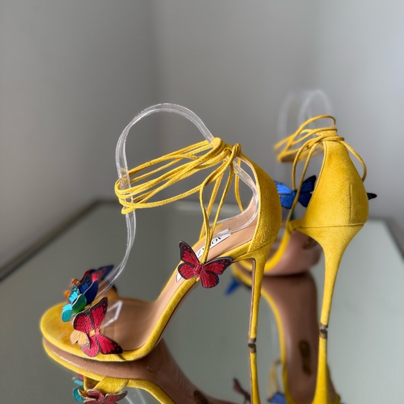 Aquazzura 105mm Papillon Sandals $995 38.5 - Picture 14 of 16